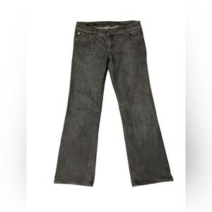 Gucci 2007 Dark Gray Flare Jeans